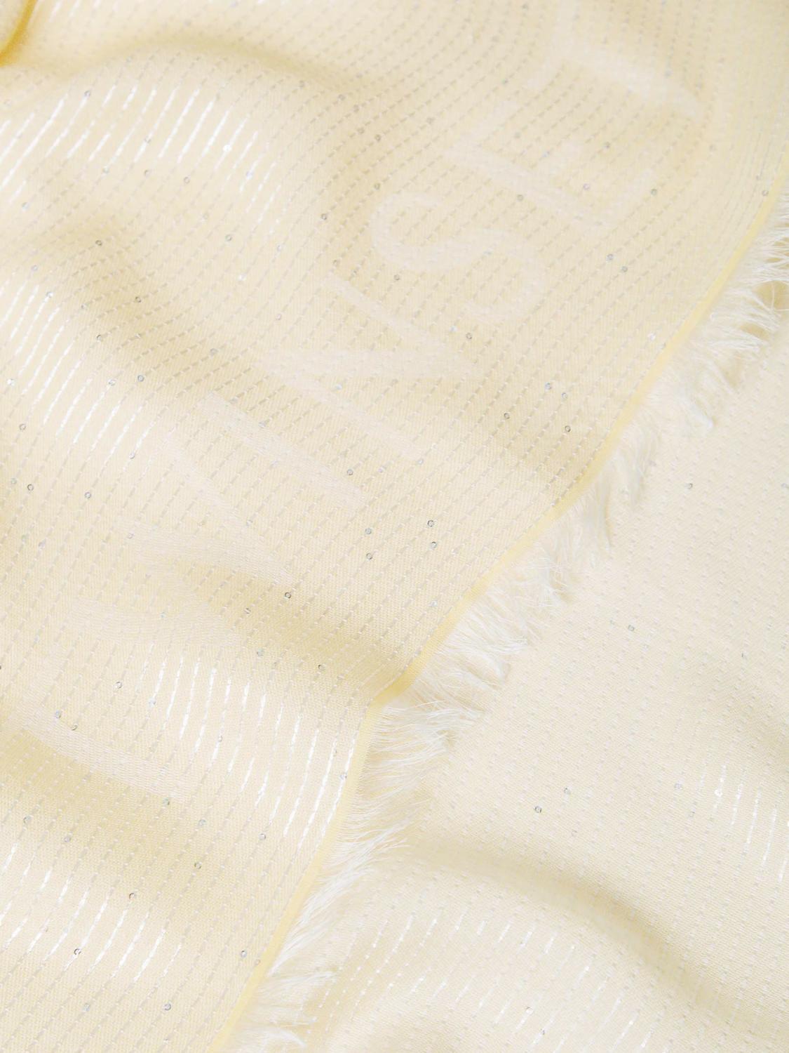 TWINSET SCIARPA: Sciarpa Twinset in viscosa con paillettes , Burro - Img 2