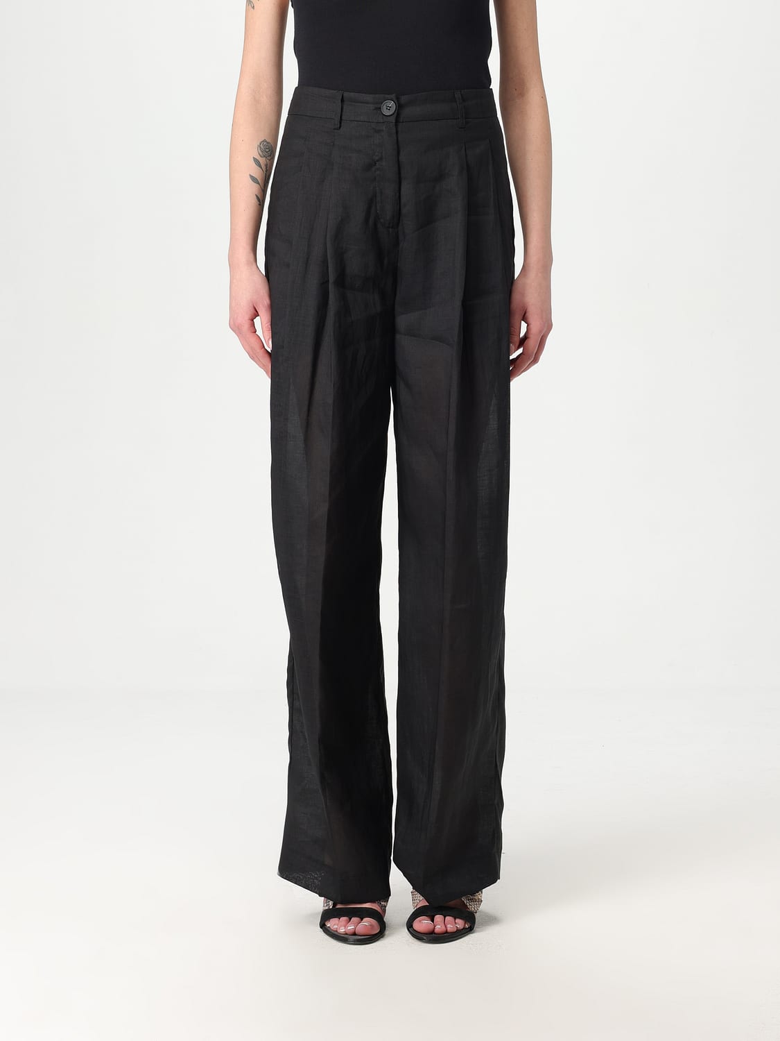 TWINSET HOSE: Hose damen Twinset, Schwarz - Img 1