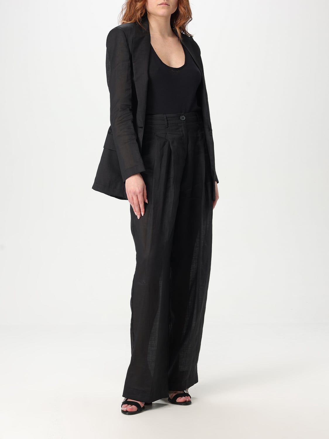 TWINSET HOSE: Hose damen Twinset, Schwarz - Img 2