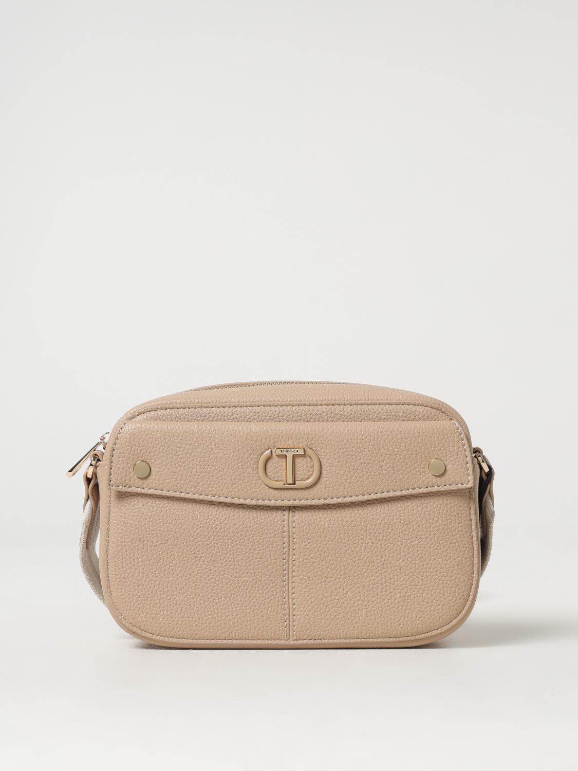 TWINSET BORSA MINI: Borsa a tracolla Twinset in pelle sintetica, Corda - Img 1