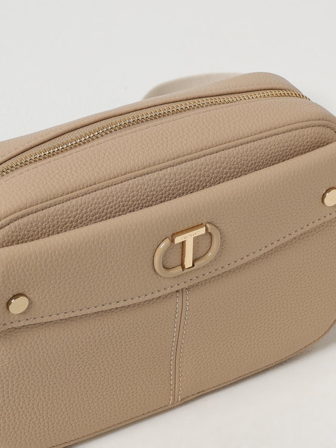 TWINSET BORSA MINI: Borsa a tracolla Twinset in pelle sintetica, Corda - Img 3