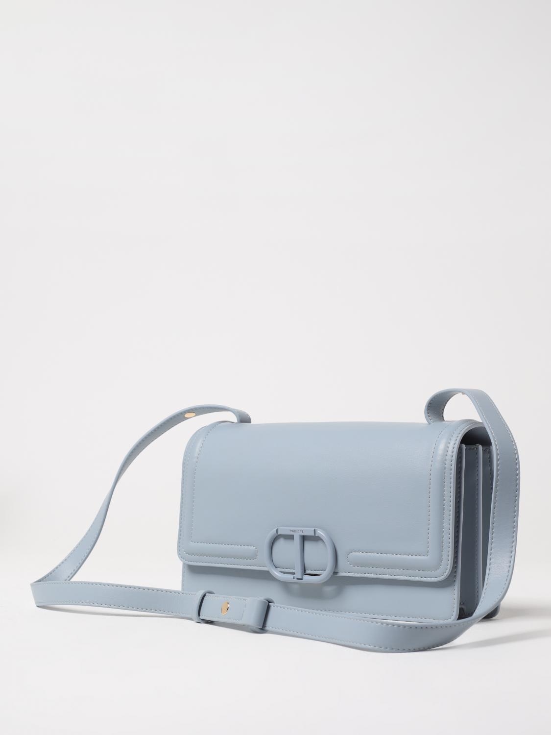 TWINSET BOLSO DE HOMBRO: Mini bolso mujer Twinset, Azul Claro - Img 3