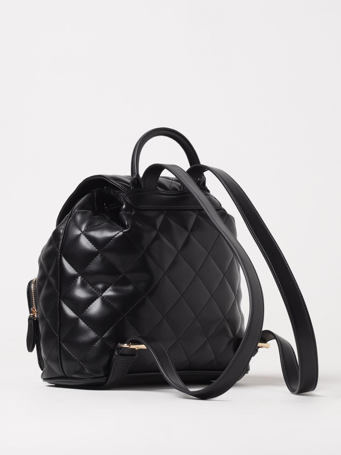 TWINSET ZAINO: Zaino Audrey trapuntato con logo Oval T Twinset, Nero - Img 2