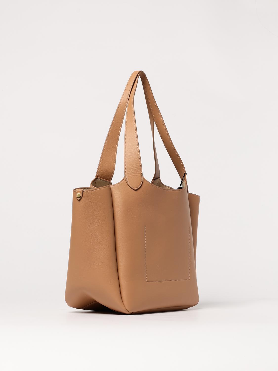 TWINSET BORSA A SPALLA: Borsa Forever Twinset in pelle , Cammello - Img 2
