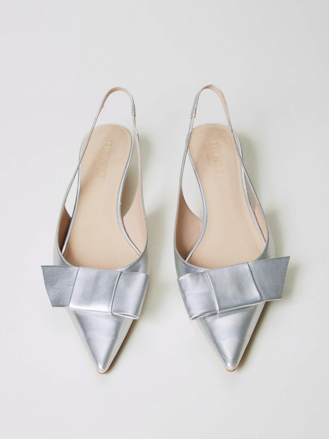 TWINSET PUMPS: Pumps damen Twinset, Silber - Img 4
