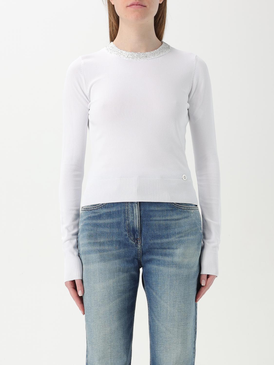 ACTITUDE TWINSET MAGLIA: Maglia Actitude Twinset in misto viscosa , Bianco - Img 1