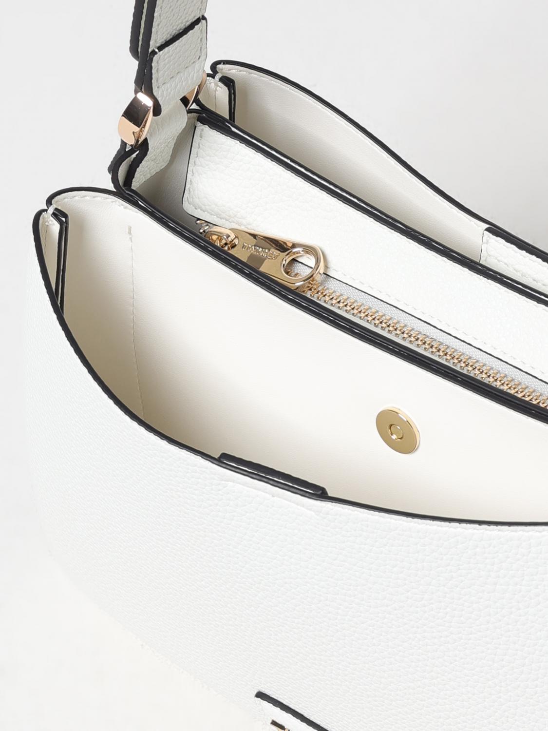 TWINSET BORSA A SPALLA: Borsa Twinset in pelle sintetica a grana , Bianco - Img 3