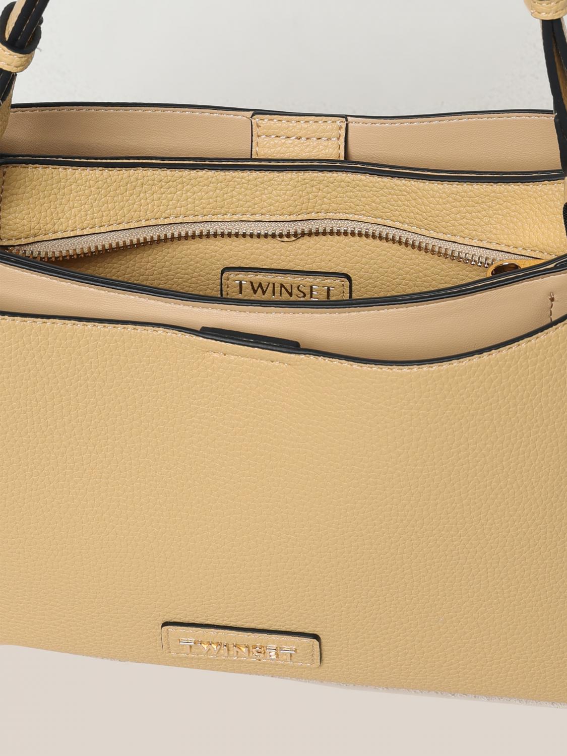 TWINSET SCHULTERTASCHE: Mini-tasche damen Twinset, Beige - Img 3