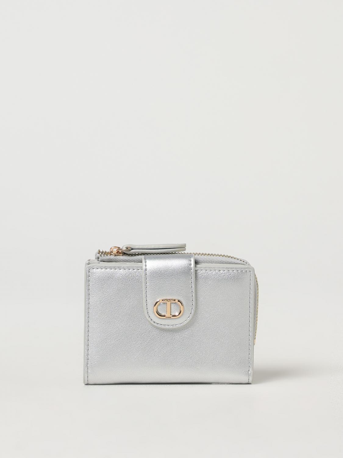 TWINSET GELDBÖRSE: Geldbeutel damen Twinset, Silber - Img 1