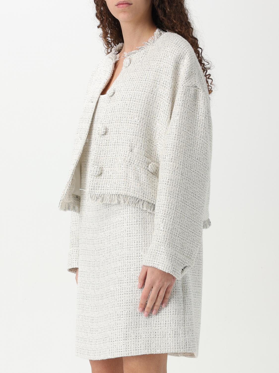 ACTITUDE TWINSET CHAQUETA: Chaqueta mujer Actitude Twinset, Gris - Img 4