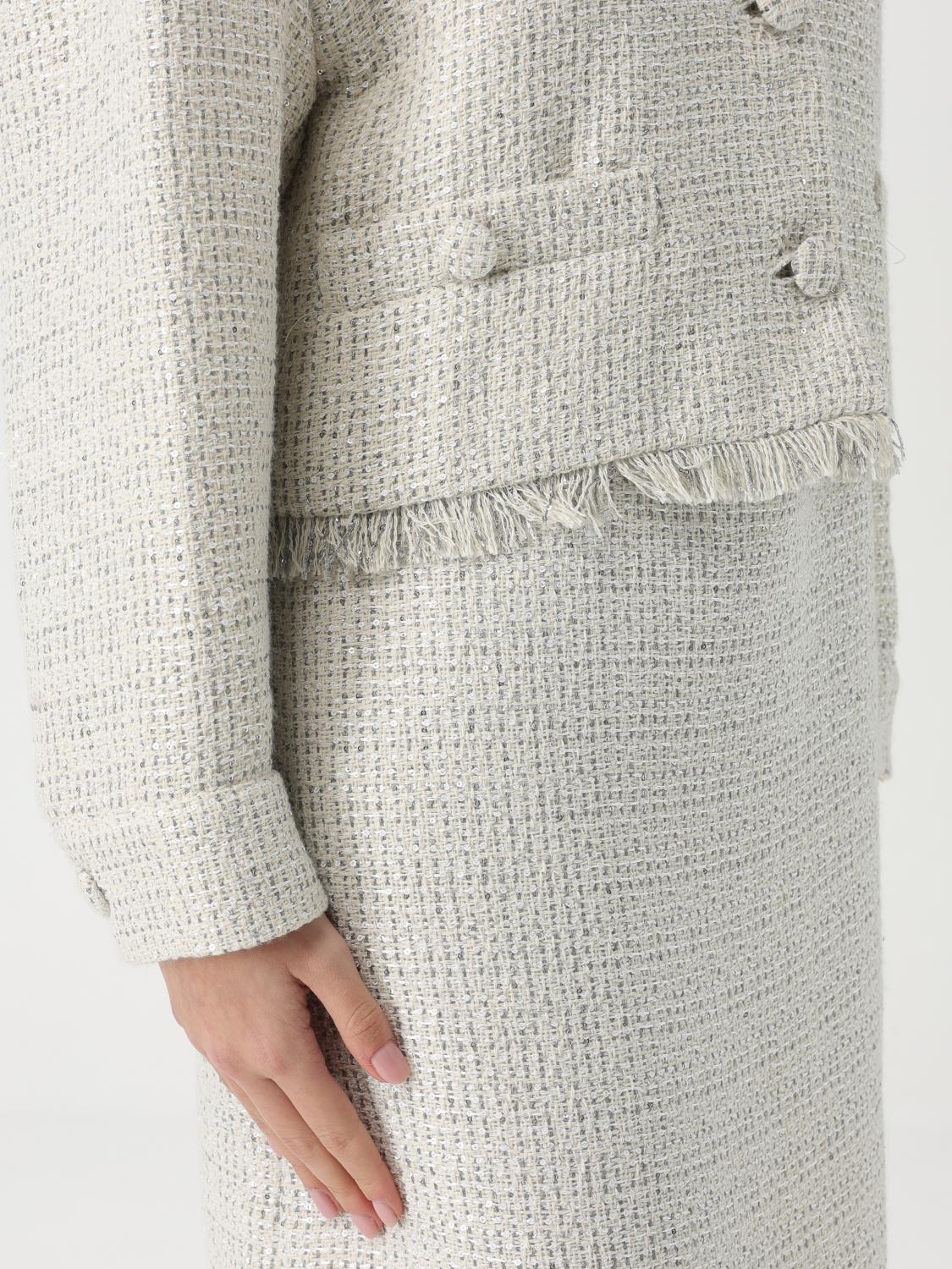 ACTITUDE TWINSET CHAQUETA: Chaqueta mujer Actitude Twinset, Gris - Img 5