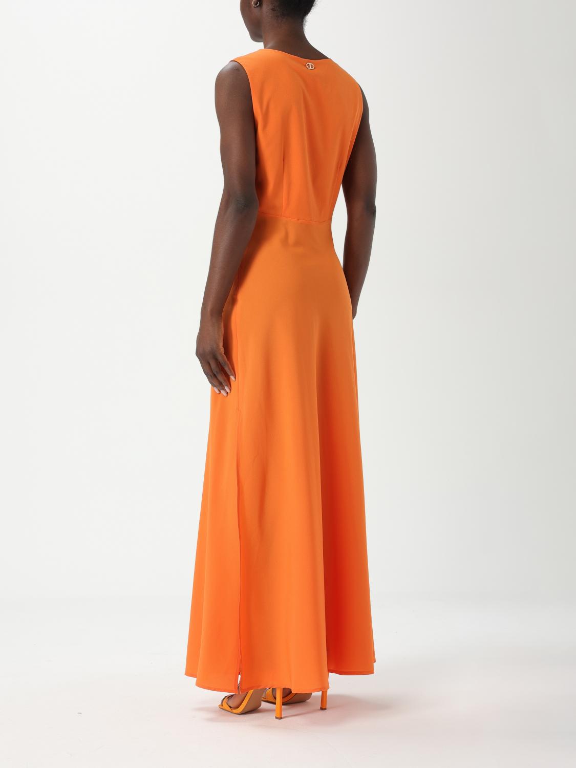 TWINSET VESTIDO: Vestido mujer Twinset, Naranja - Img 2