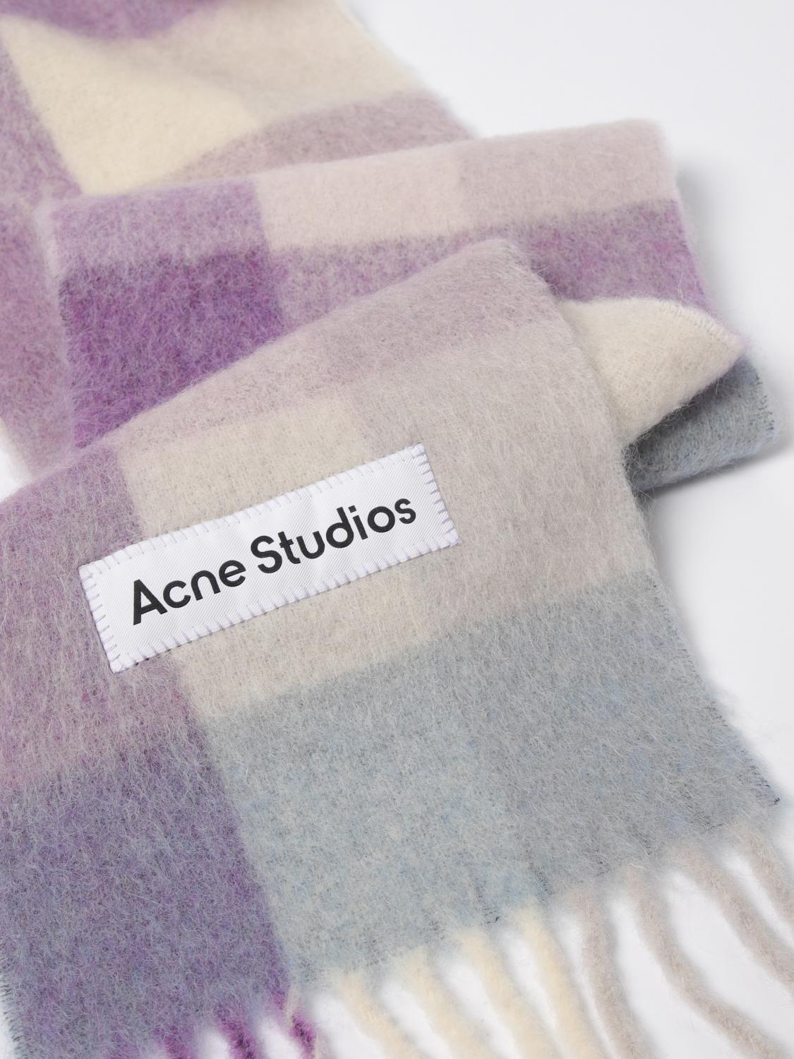 ACNE STUDIOS SCARF: Scarf men Acne Studios, White - Img 3