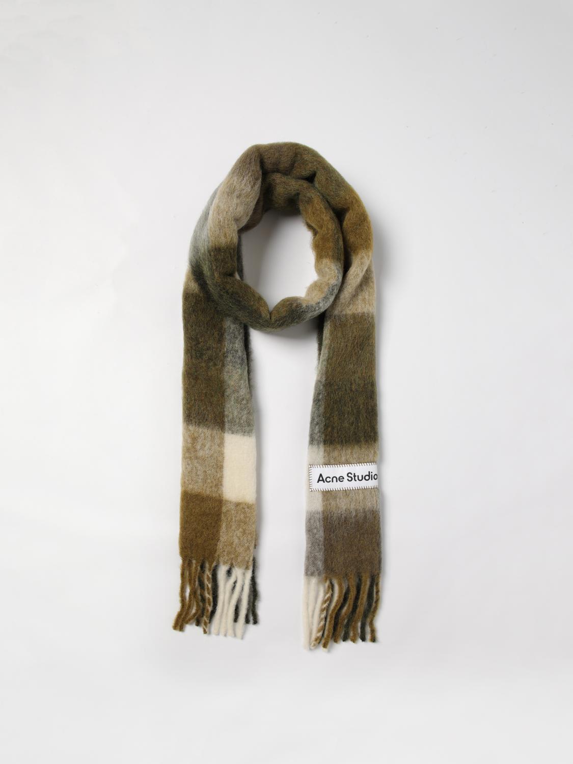 ACNE STUDIOS SCHAL: Schal herren Acne Studios, Taubengrau - Img 2