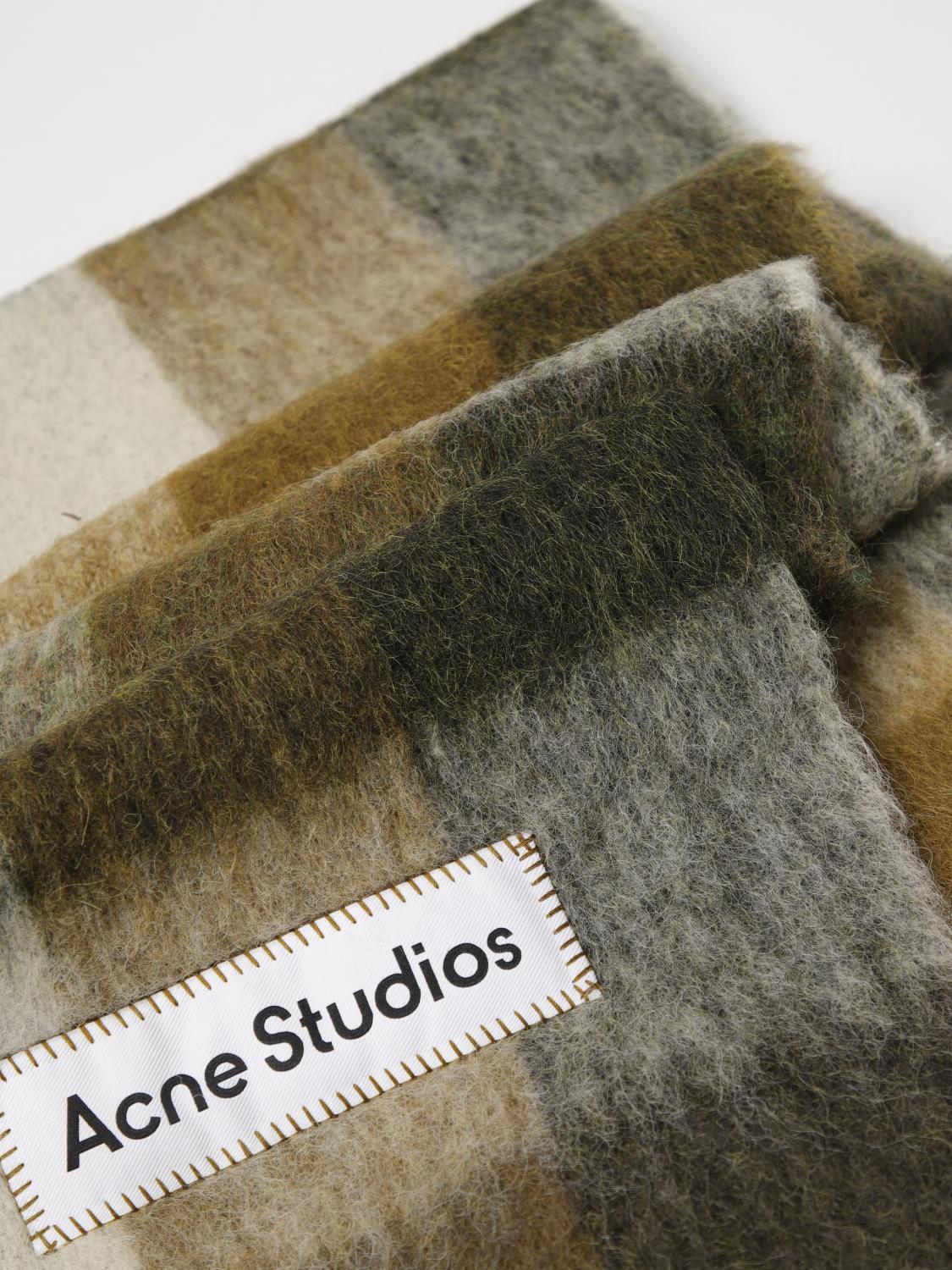 ACNE STUDIOS SCHAL: Schal herren Acne Studios, Taubengrau - Img 3
