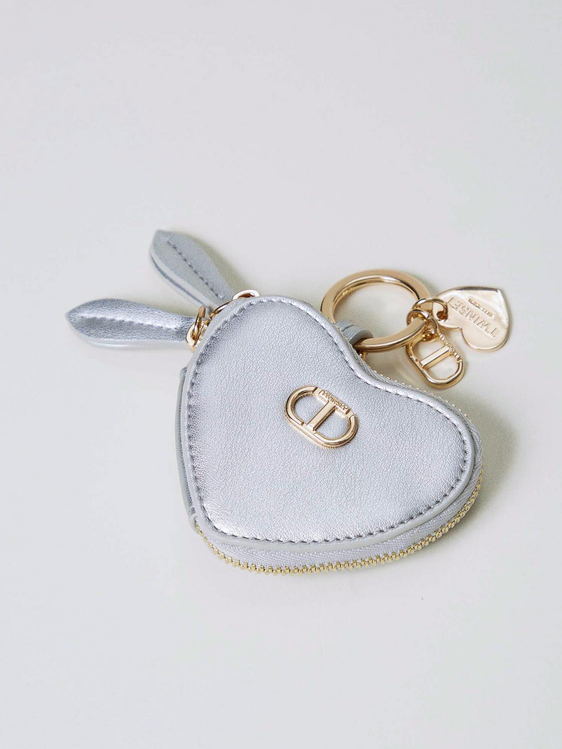 TWINSET SCHLÜSSELANHÄNGER: Mini-tasche damen Twinset, Silber - Img 1