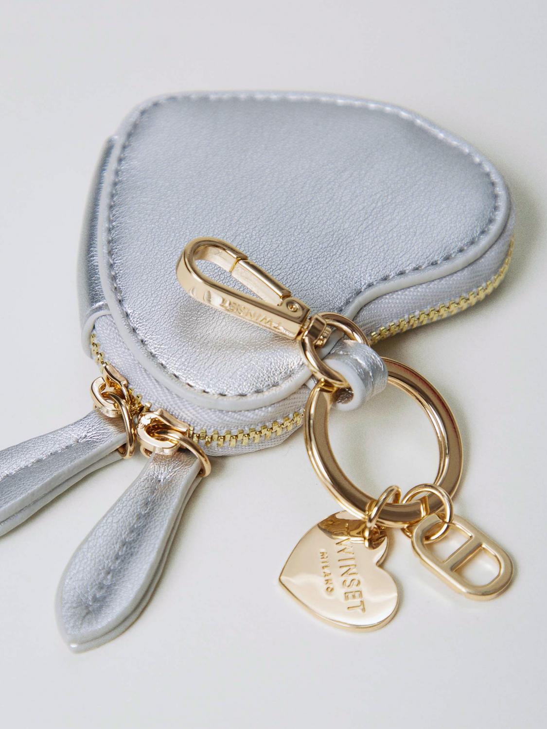 TWINSET SCHLÜSSELANHÄNGER: Mini-tasche damen Twinset, Silber - Img 2