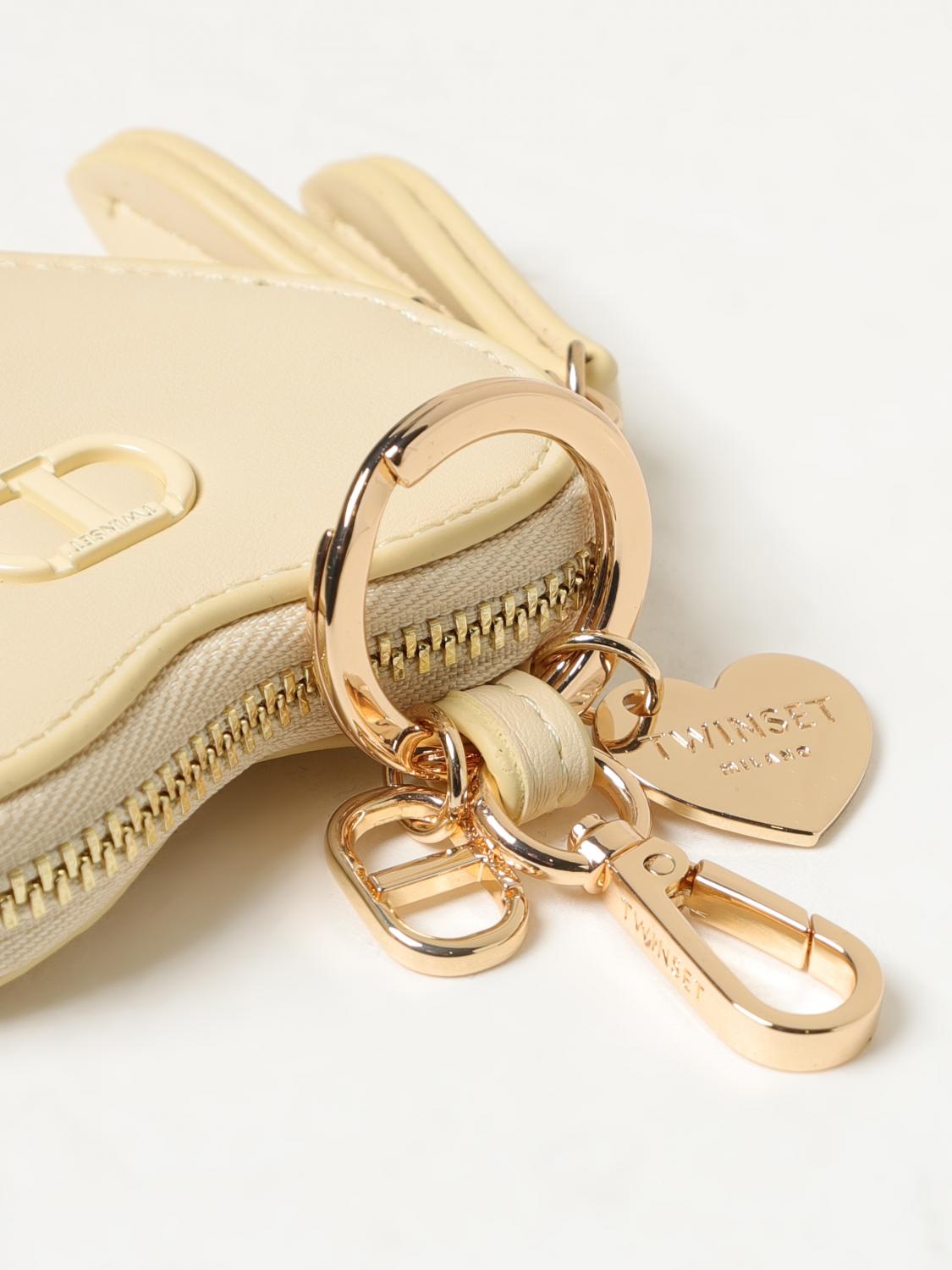 TWINSET SCHLÜSSELANHÄNGER: Mini-tasche damen Twinset, Butter - Img 2