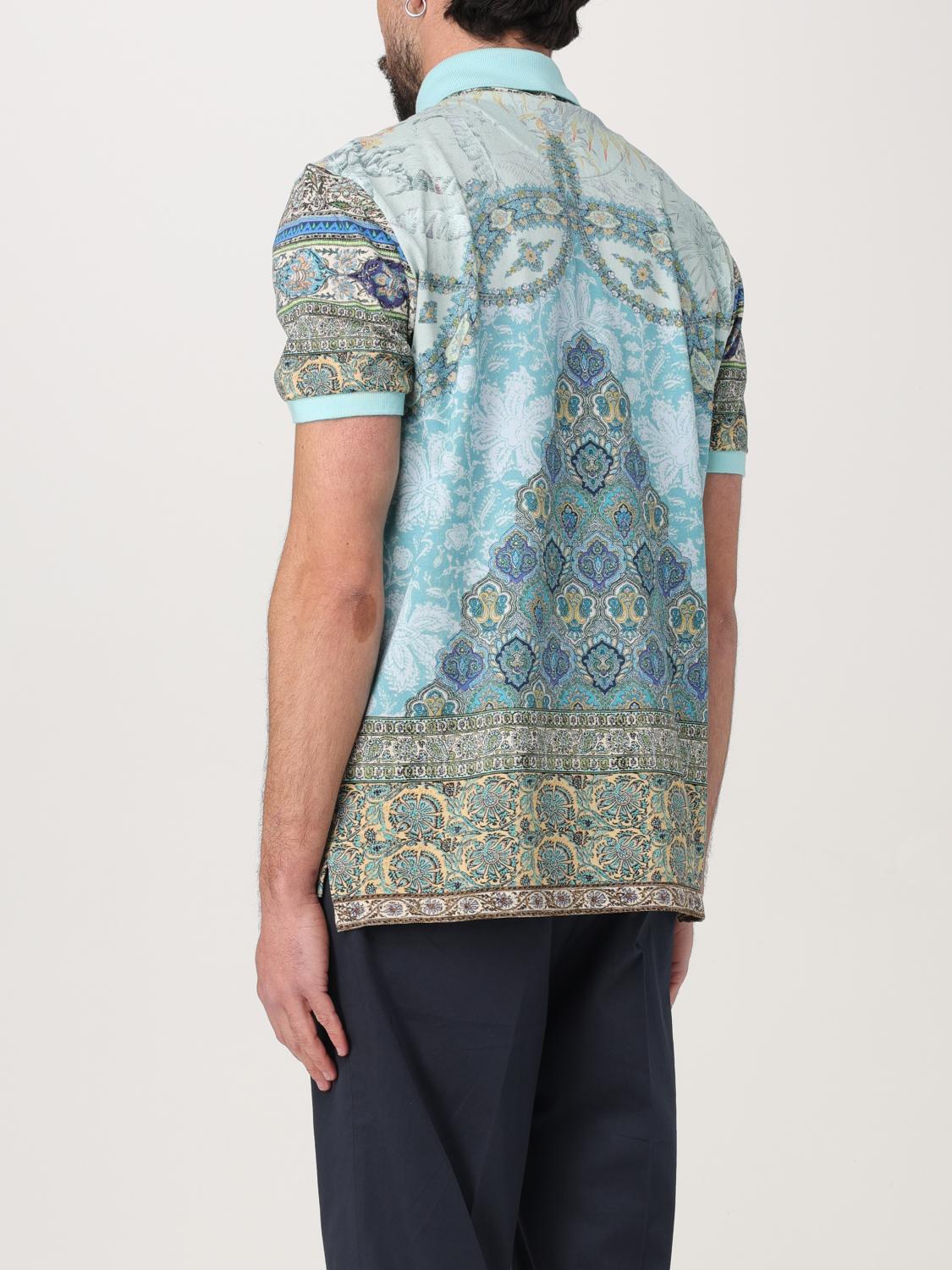 ETRO POLO: Polo herren Etro, Blau - Img 3