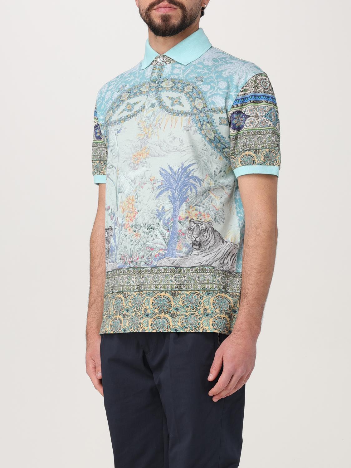 ETRO POLO: Polo herren Etro, Blau - Img 4