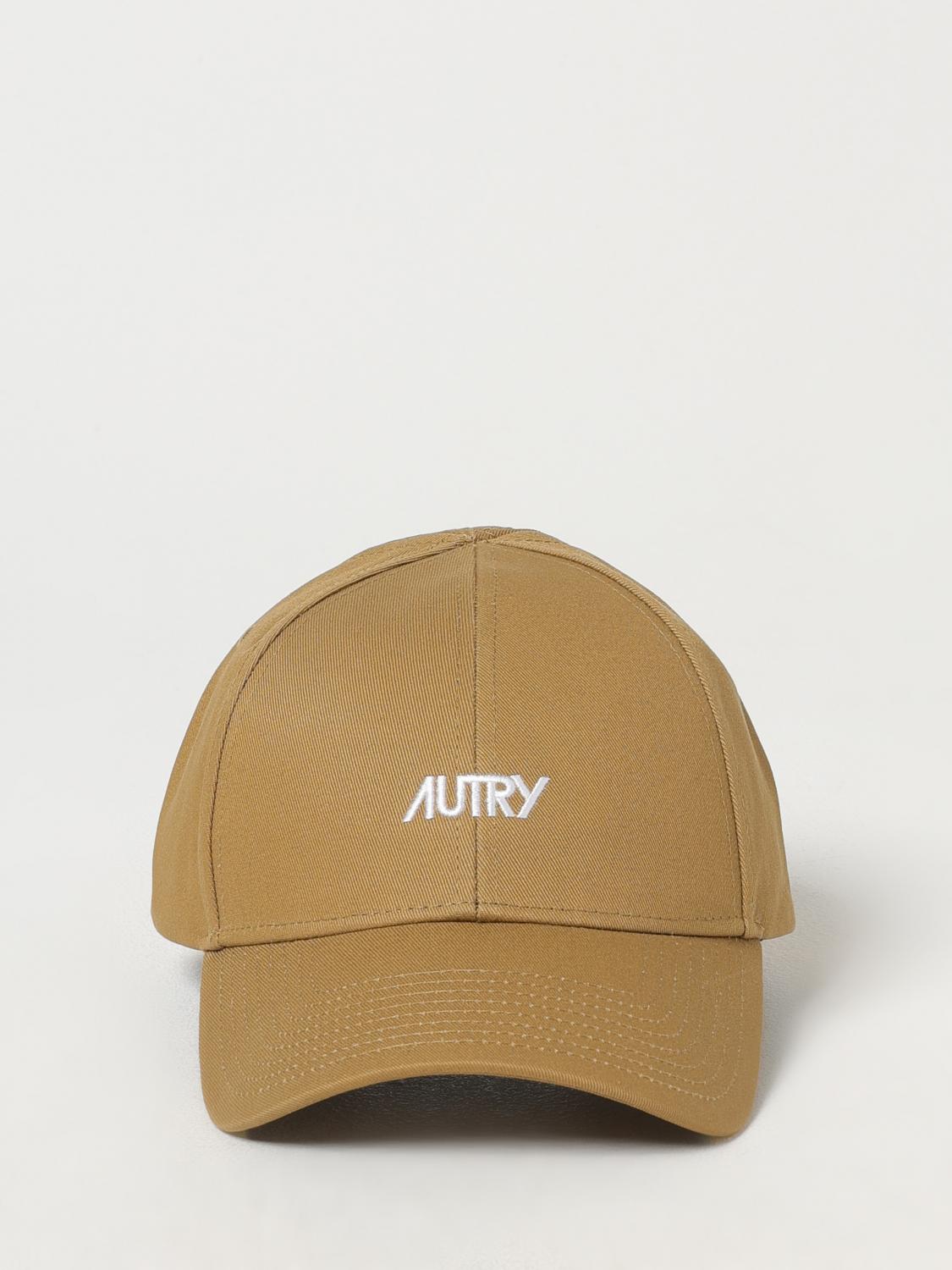 AUTRY GORRO: Gorro Autry de algodón con logo bordado, Marrón - Img 2