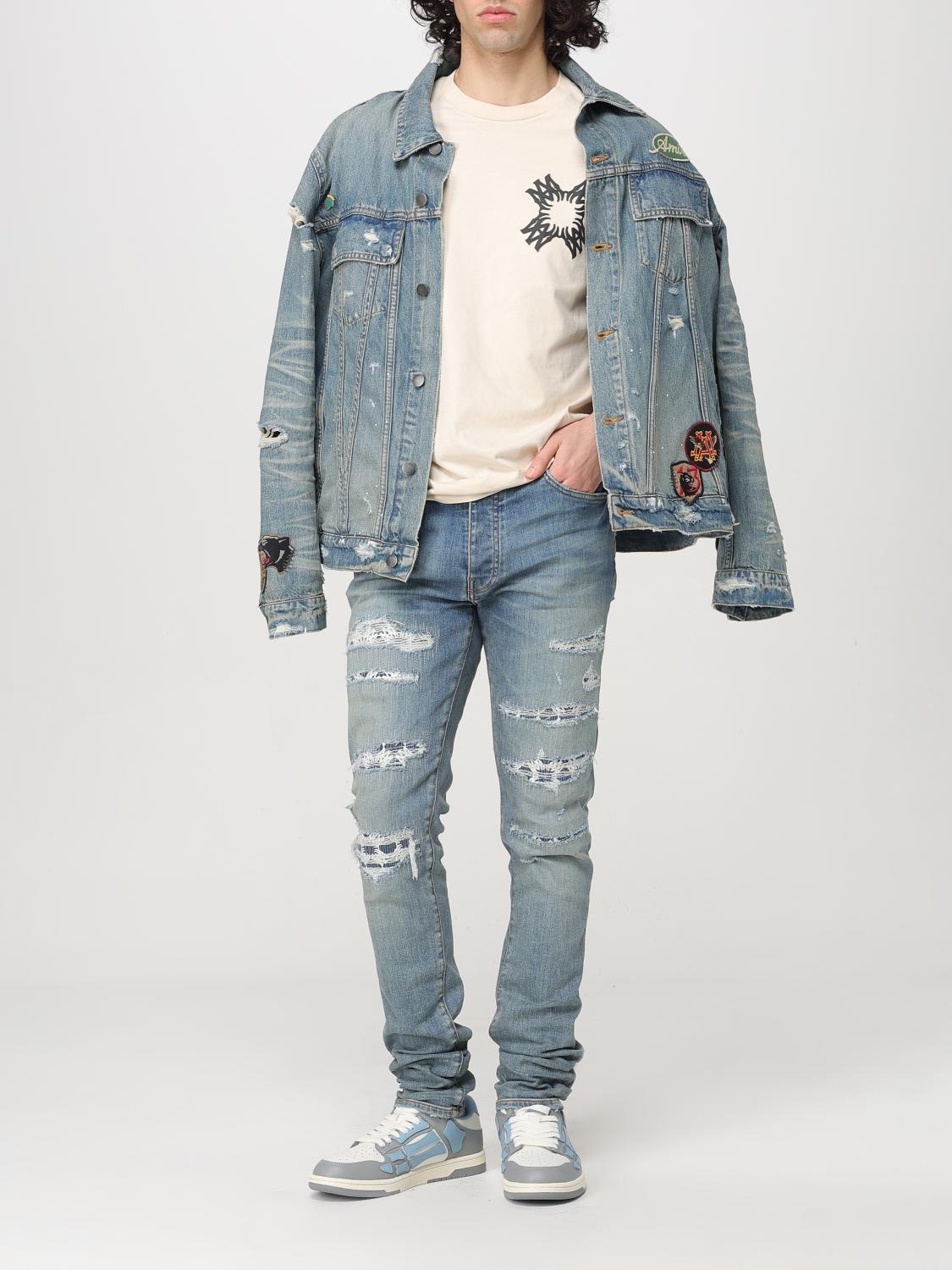 AMIRI JACKET: Amiri men's denim jacket, Blue - Img 2
