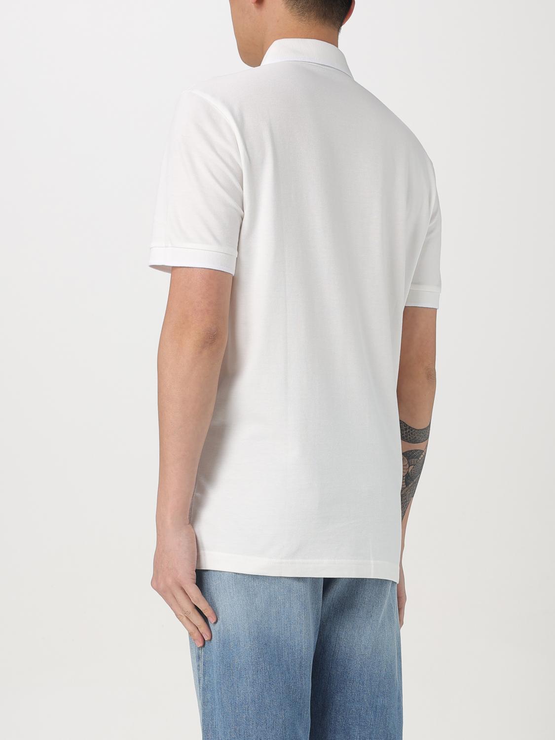 BOSS POLO: Polo de algodón con mini logo Boss, Blanco - Img 2