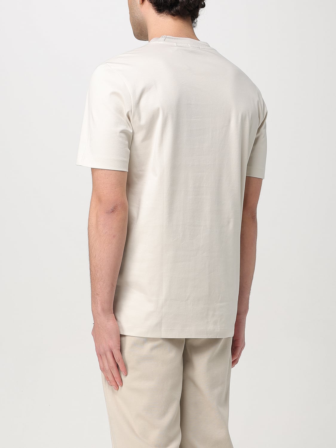 BOSS T-SHIRT: T-shirt herren Boss, Weiß - Img 2