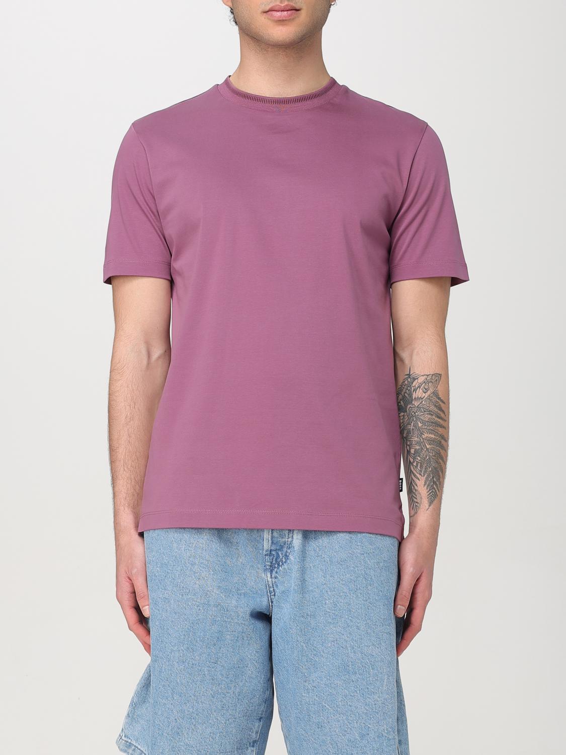 BOSS CAMISETA: Camiseta hombre Boss, Violeta - Img 1
