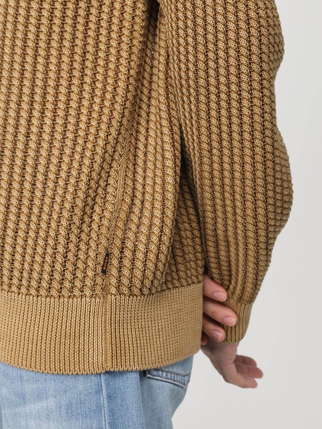 BOSS PULL: Pull homme Boss, Sable - Img 3