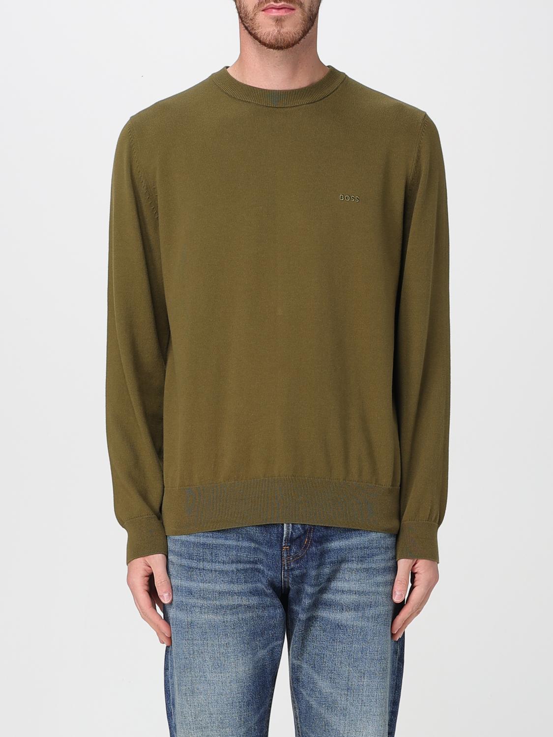 BOSS PULL: Pull homme Boss, Vert - Img 1