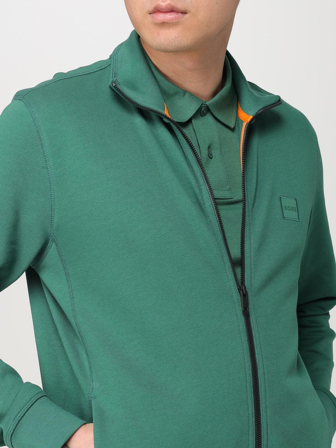 BOSS SUDADERA: Sudadera hombre Boss, Verde - Img 4