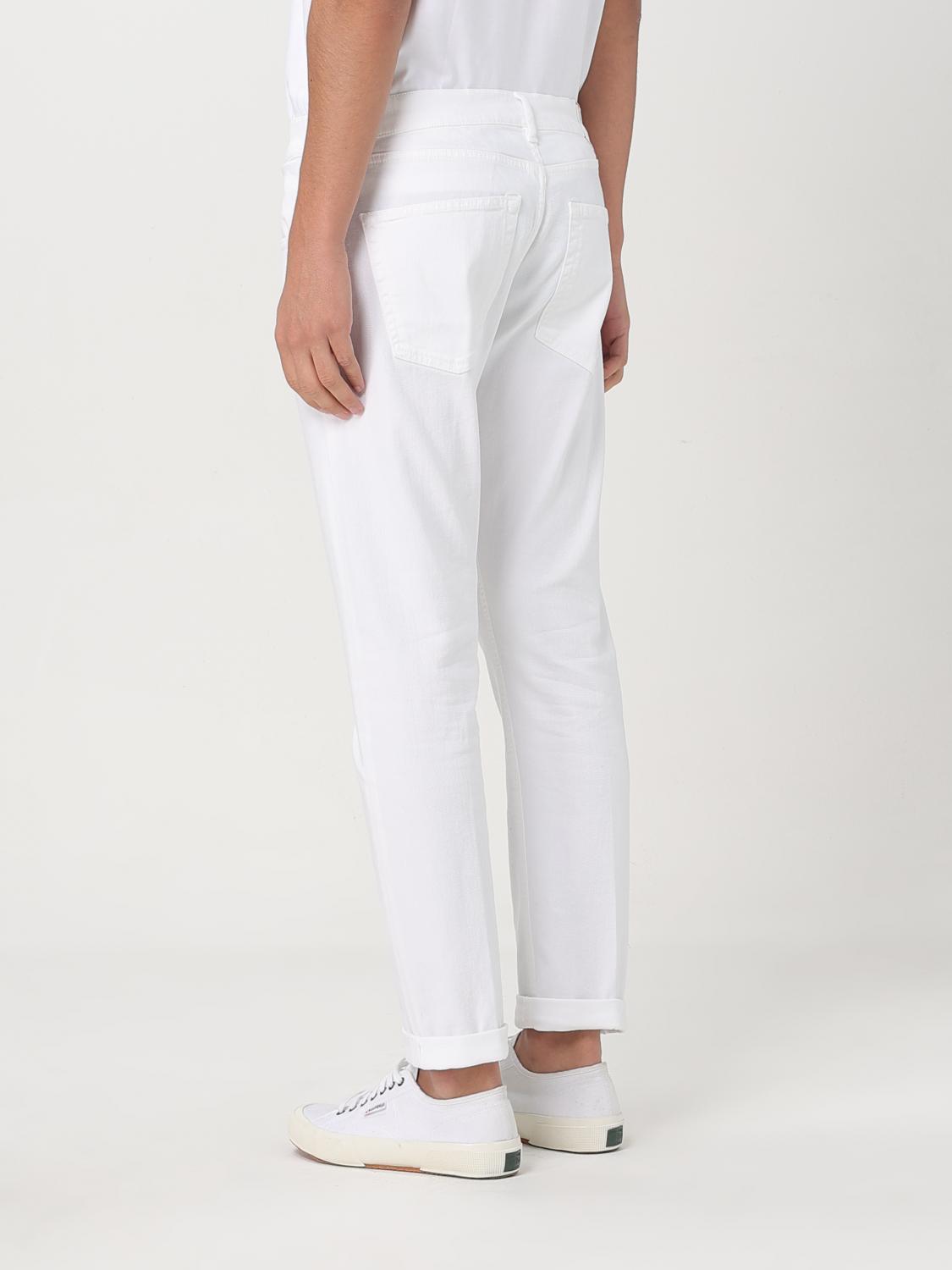 DONDUP JEANS: Jeans Marni in denim , Bianco - Img 2