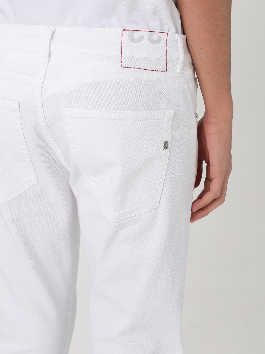 DONDUP JEANS: Jeans Marni in denim , Bianco - Img 3