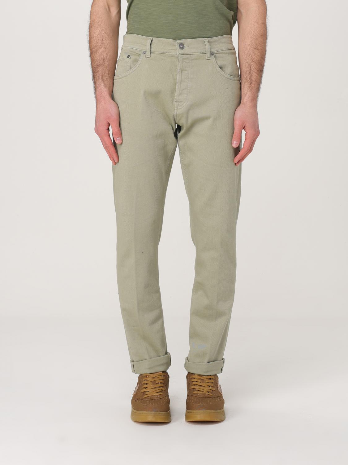 DONDUP JEANS: Jeans Marni in denim , Verde - Img 1