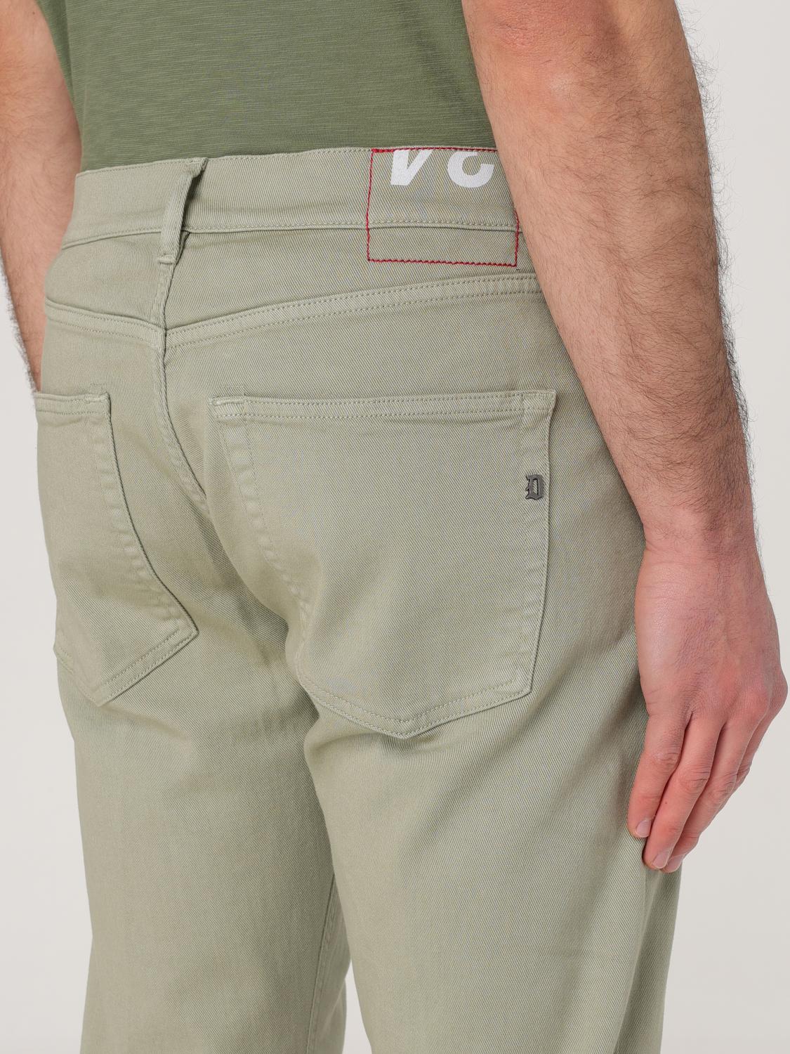 DONDUP JEANS: Jeans Marni in denim , Verde - Img 3
