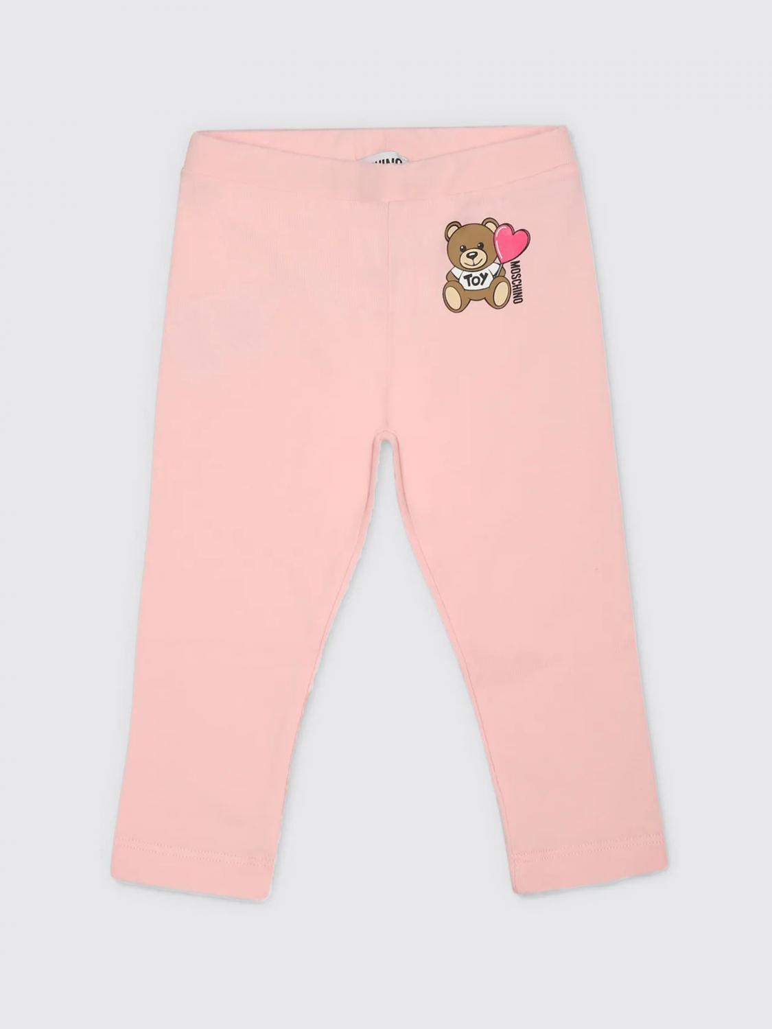 MOSCHINO HOSE: Overall kinder Moschino, Pink - Img 1