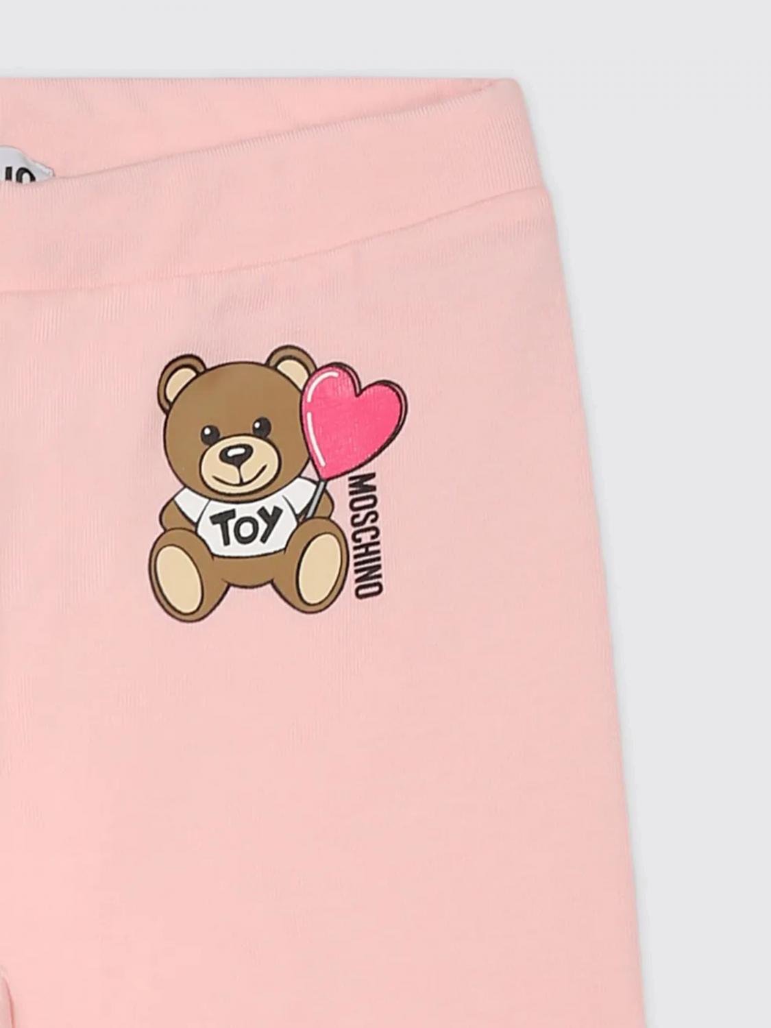 MOSCHINO HOSE: Overall kinder Moschino, Pink - Img 3
