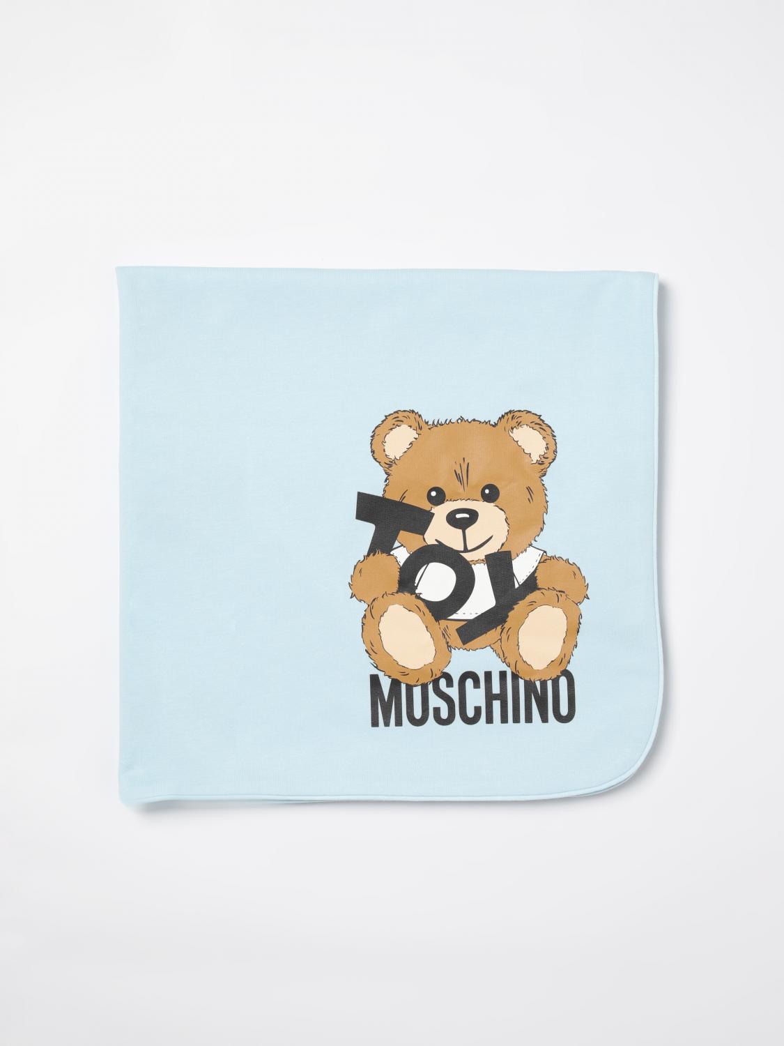 MOSCHINO COUVERTURE: Couverture enfant Moschino, Bleu Ciel - Img 1