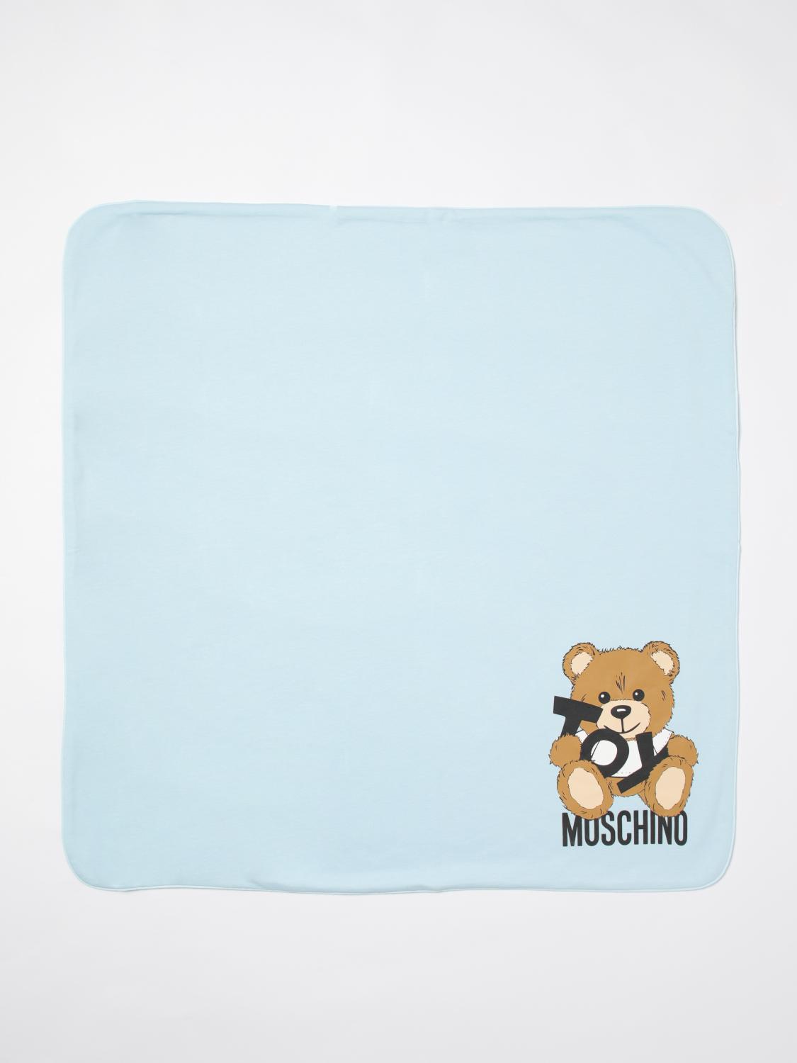 MOSCHINO COUVERTURE: Couverture enfant Moschino, Bleu Ciel - Img 2