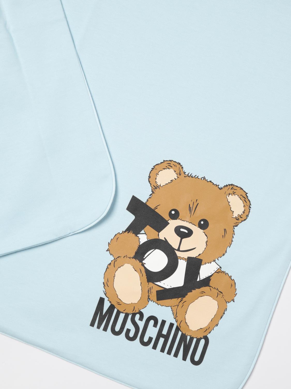 MOSCHINO COUVERTURE: Couverture enfant Moschino, Bleu Ciel - Img 3