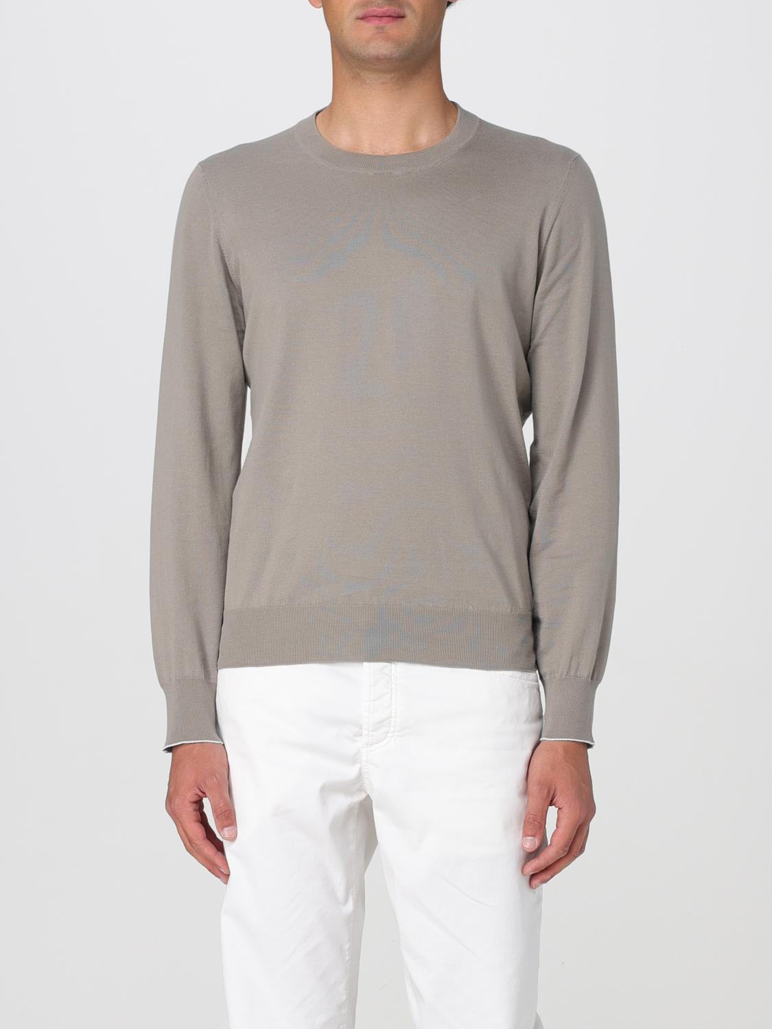 BRUNELLO CUCINELLI SWEATER: Sweater men Brunello Cucinelli, Kaki - Img 1