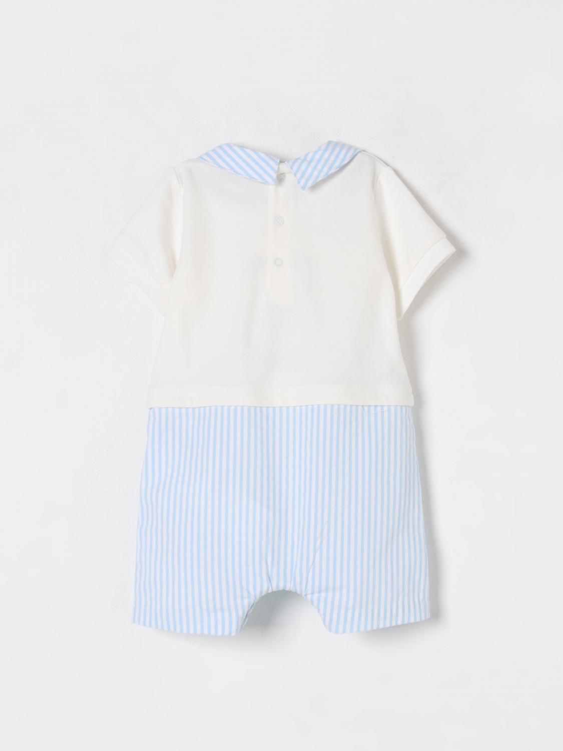 MOSCHINO OVERALL: Overall kinder Moschino, Weiß - Img 2