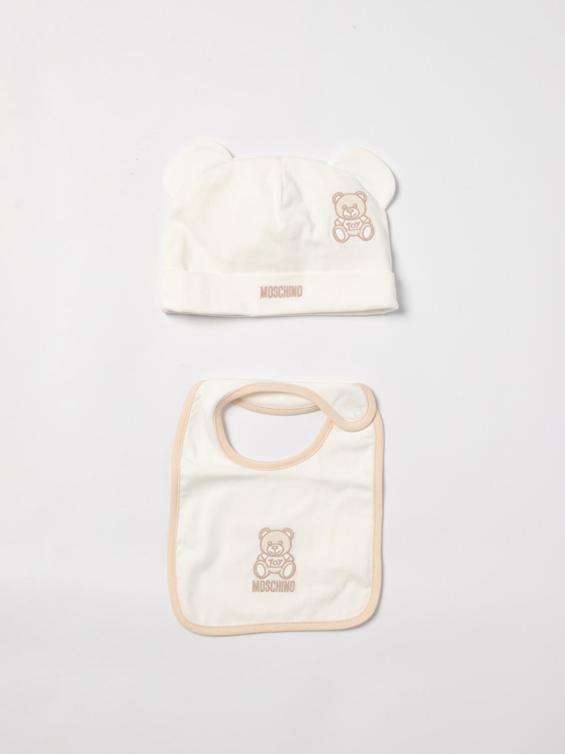 MOSCHINO ブランケットセット: パック ボーイ Moschino, ホワイト - Img 1