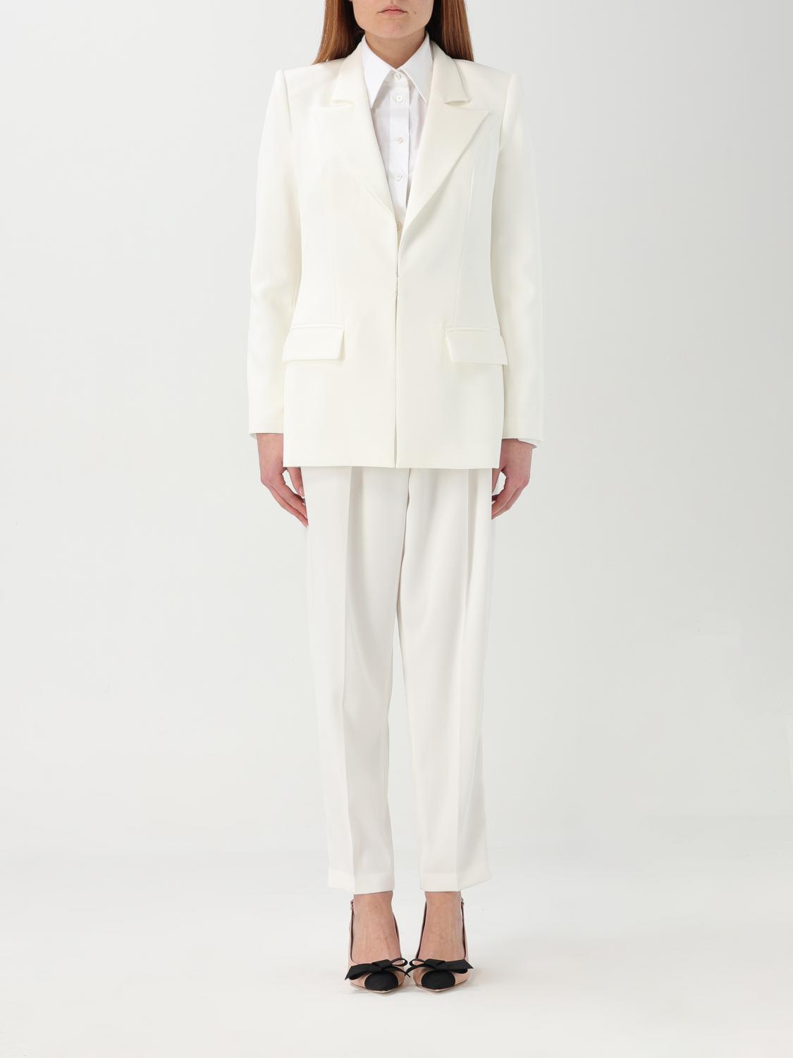ELISABETTA FRANCHI TRAJE: Vestido mujer Elisabetta Franchi, Marfil - Img 1
