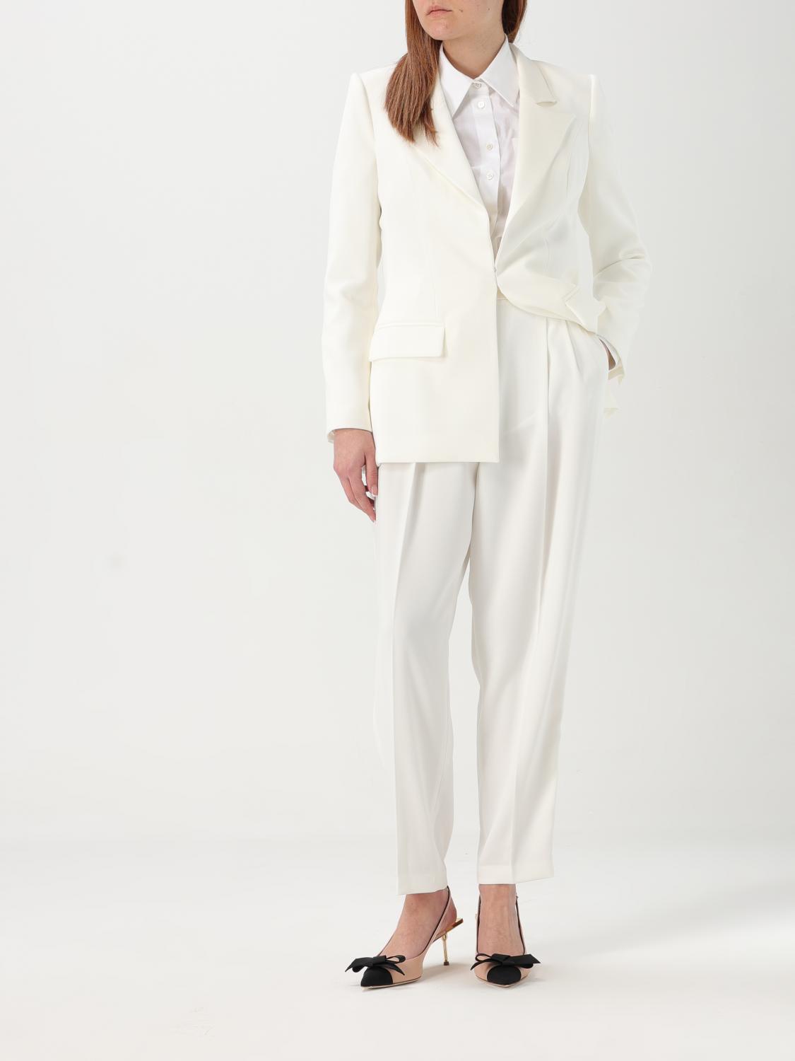 ELISABETTA FRANCHI TRAJE: Vestido mujer Elisabetta Franchi, Marfil - Img 2