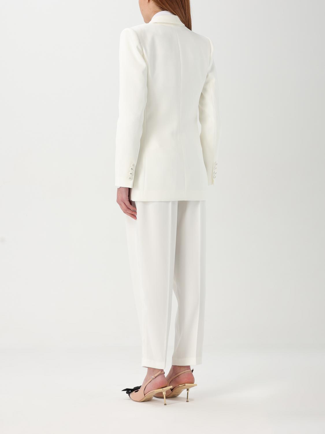ELISABETTA FRANCHI TRAJE: Vestido mujer Elisabetta Franchi, Marfil - Img 3