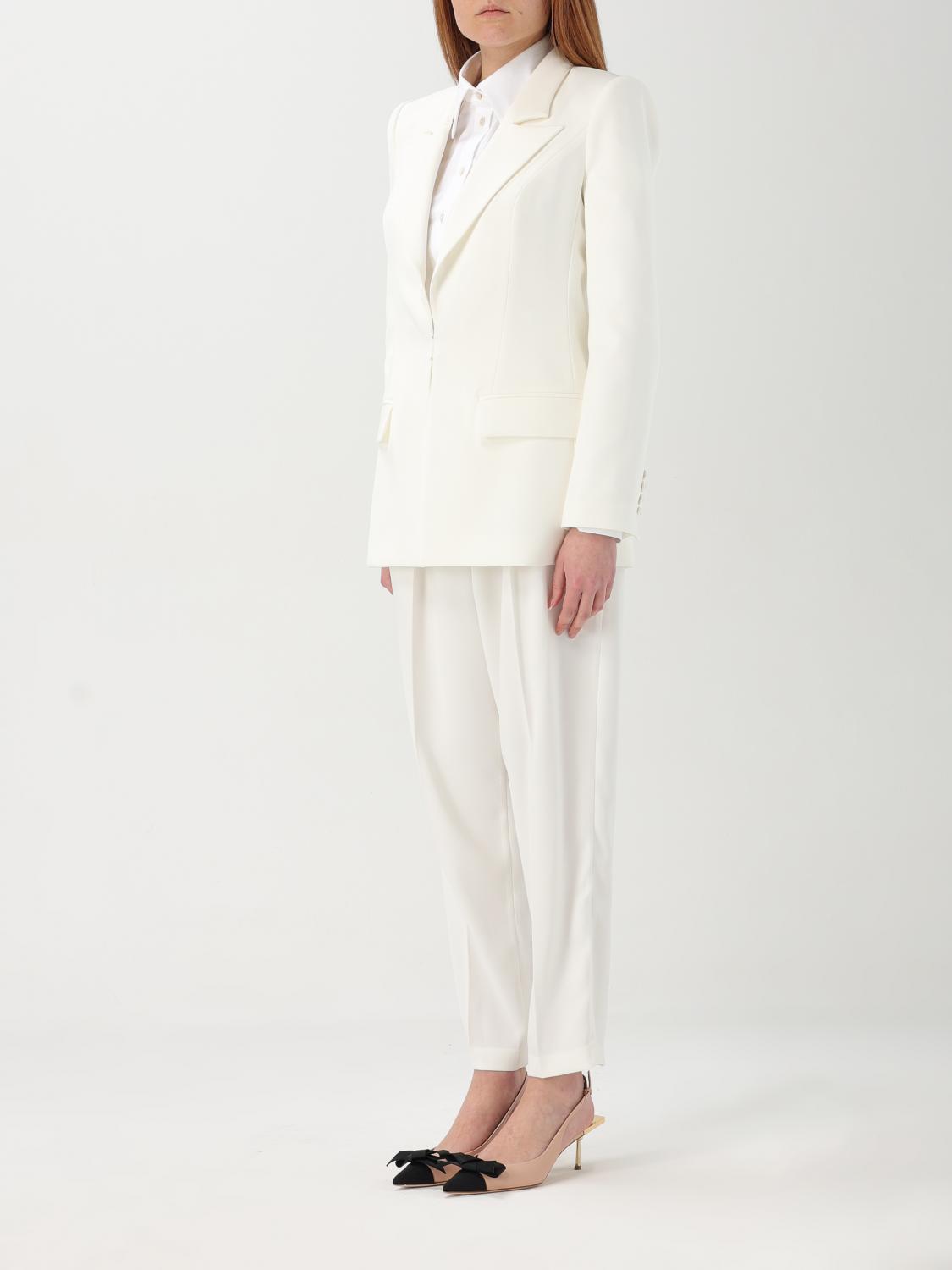 ELISABETTA FRANCHI TRAJE: Vestido mujer Elisabetta Franchi, Marfil - Img 4