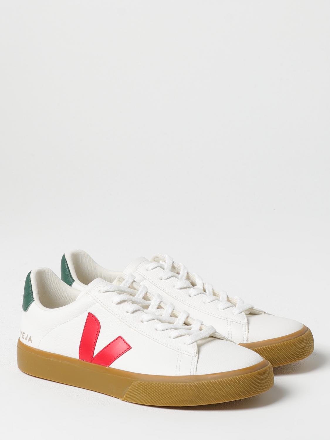 VEJA SNEAKERS: Sneakers Campo Chromefree Veja in pelle , Bianco - Img 2