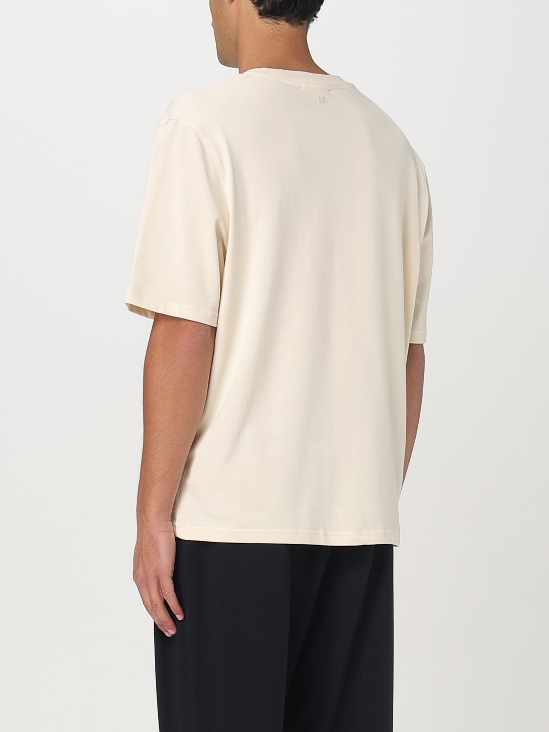 AMI PARIS CAMISETA: Camiseta hombre Ami Paris, Amarillo - Img 3